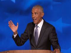 
      
      US: Barack Obama campaigns for democrat nominee Harris
      
      