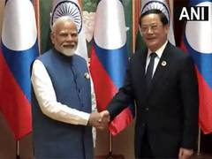 
      
      PM Modi meets with Laos counterpart, discusses ways to strengthen
      
      