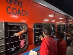 
      
      Special train departs from Chennai Central with stranded passenge
      
      