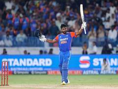 
      
      Sanju Samson first Indian wicketkeeper to hit T20I century
      
      