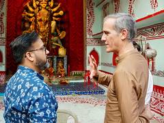 
      
      US, Israel, Australia envoys extend heartfelt wishes on Dussehra
      
      