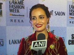 
      
      Dia Mirza walks for Samant Chauhan at LFW x FDCI 2024
      
      