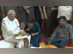 
      
      Kerala Raj Bhavan organises Vidyarambham ceremony on Vijayadashmi
      
      