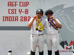 
      
      India clinches double podium as Iran tops AEF Cup CSIY-B standing
      
      