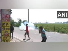 
      
      Bahraich violence: Police resort to tear gas, lathi charge
      
      