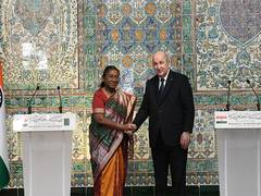 
      
      President Murmu holds talks with Algerian counterpart
      
      