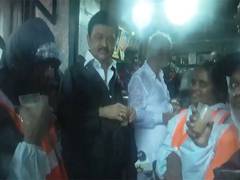 
      
      TN CM, Dty CM Stalin take stock of rain situation in Chennai
      
      