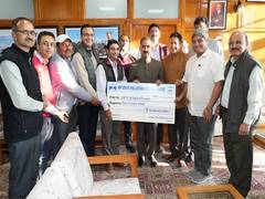 
      
      Himachal Pollution Control Board contributes Rs 2 cr to CMRF
      
      