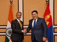
      
      EAM Jaishankar meets Mongolian PM
      
      