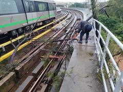 
      
      Bengaluru Metro services on purple line restored after brief disruption
      
      