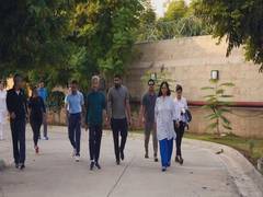 
      
      Jaishankar, officials of Indian High Commission take morning walk
      
      