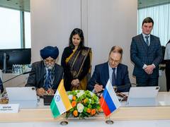 
      
      India and Russia co-chair session to increase cooperation
      
      