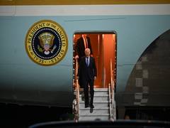 
      
      Biden arrives in Germany to hold talks with French, UK leaders
      
      