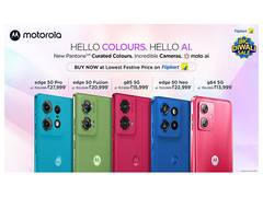 
      
      Motorola’s bestselling smartphones including motorola edge50 Pro 
      
      