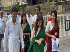 
      
      Ashika Ranganath seeks blessing at Tirupati’s Lord Balaji Temple
      
      