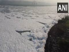 
      
      Delhi: Toxic foam seen floating on Yamuna River in Kalindi Kunj
      
      