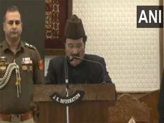 
      
      NC leader Mubarak Gul takes oath as J-K Protem Speaker
      
      