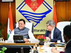 
      
      Uttarakhand CM holds meeting with NITI Aayog Vice Chairman
      
      