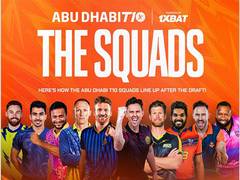 
      
      179 international cricketers to take part in Abu Dhabi T10 
      
      