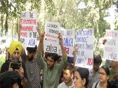 
      
      Delhi Police detain AISA members protesting outside Ladakh Bhawan
      
      