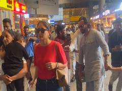 
      
      Saif, Kareena back in Mumbai post anniversary celebrations
      
      
