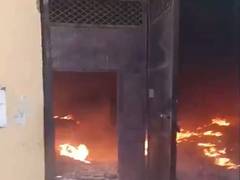 
      
      Fire breaks out in a shoe factory at Delhi's Nangloi - Najafgarh
      
      
