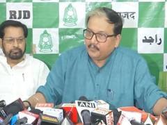 
      
      RJD MP Manoj Kumar Jha criticizes Congress-JMM alliance's
      
      