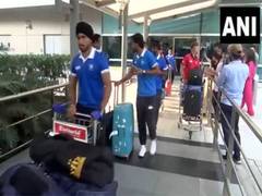 
      
      Indian Hockey Team arrive in Delhi ahead of series vs Germany
      
      