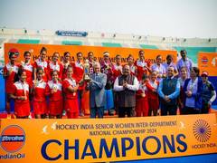 
      
      RSPB clinches 4th Hockey India Senior Women's Inter-Dep C'ship
      
      