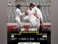
      
      Taijul helps Bangladesh fight against South Africa in 1st Test
      
      