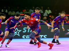 
      
      PKL: UP Yoddhas clinch close fought win against Dabang Delhi K.C.
      
      