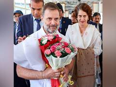 
      
      Rahul Gandhi, Priyanka Gandhi leave for Kerala's Wayanad
      
      