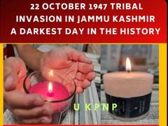 
      
      UKPNP leader remembers Kashmir tribal invasion as darkest day
      
      