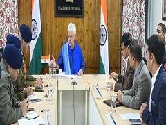 
      
      J-K LG chairs review meeting on region's security
      
      