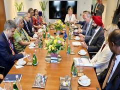
      
      Nirmala Sitharaman, World Bank President Ajay Banga hold talks
      
      