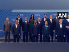 
      
      EAM Jaishankar arrives at BRICS Summit Outreach
      
      