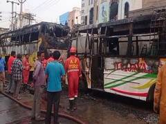 
      
      Fire breaks out at private travel company in Vizianagaram
      
      