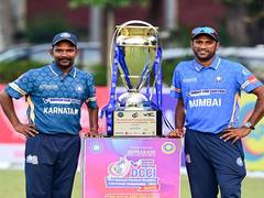
      
      Mumbai to play Karnataka in final of DCCI-organised tournament
      
      