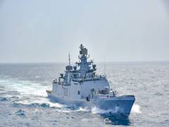 
      
      RSS Tenacious with embarked helicopter arrives at Vishakhapatnam 
      
      