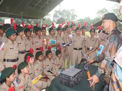 
      
      Assam Rifles conducts weapon display at CATC
      
      