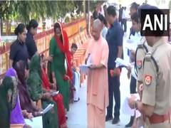 
      
      UP CM Yogi Adityanath holds 'Janta Darshan' in Gorakhnath Temple
      
      