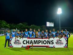 
      
      Lewis' ton guides West Indies to eight wicket win over Sri Lanka 
      
      