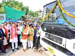 
      
      Uttarakhand CM Dhami flags off new BS-06 model buses added to STC
      
      