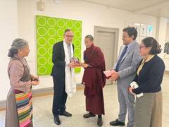 
      
      Tibetan delegates raises awareness on repression by China
      
      