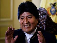 
      
      Bolivia presidential candidate Morales alleges his car being shot
      
      