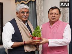 
      
      Uttarakhand CM Dhami meets Union Minister Shekhawat in Dehradun
      
      