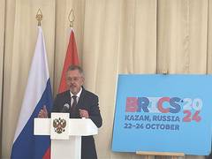 
      
      Russian Ambassador Alipov welcomes India-China meeting,
      
      