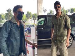 
      
      Ranbir Kapoor, Vicky Kaushal spotted at Mumbai airport
      
      