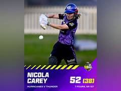 
      
      Nicola Carey and Heather Graham star as Hobart Hurricanes win
      
      