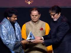 
      
      Amitabh Bachchan honours Chiranjeevi with ANR Award
      
      